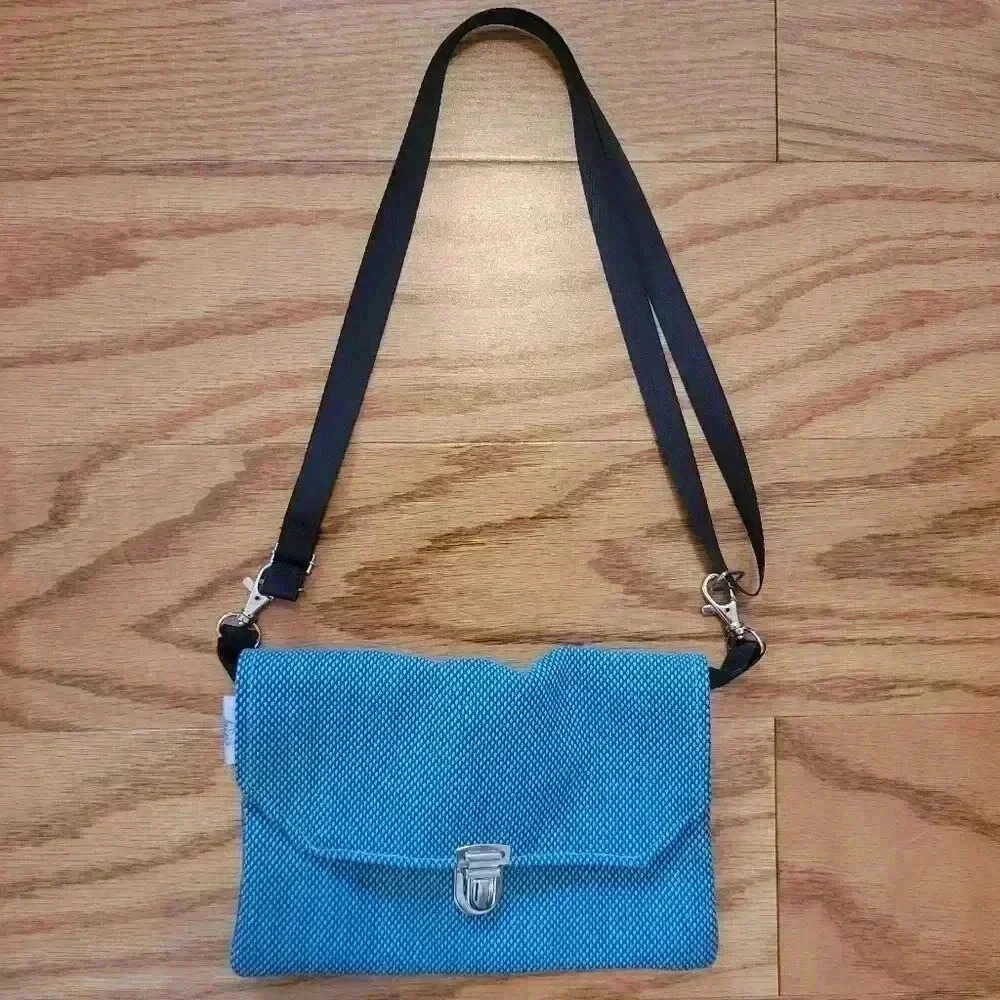 NWOT An Reich Teal Pouch - Picture 1 of 4